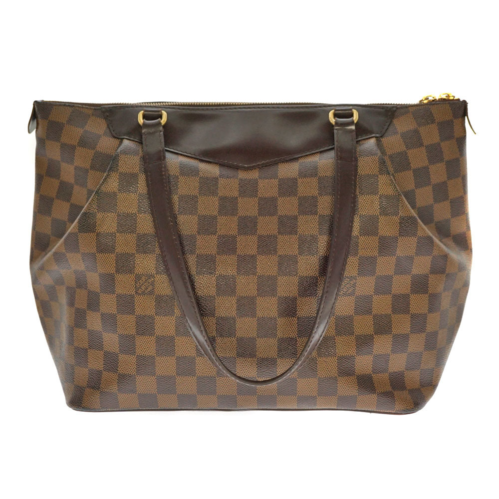 Louis Vuitton Westminster Damier Canvas Handbag Brown Leather Bag - Picture 2 of 9